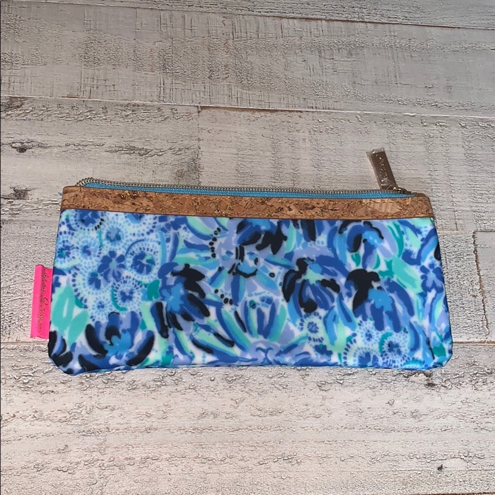 Lilly Pulitzer pencil pouch in High Manetenance